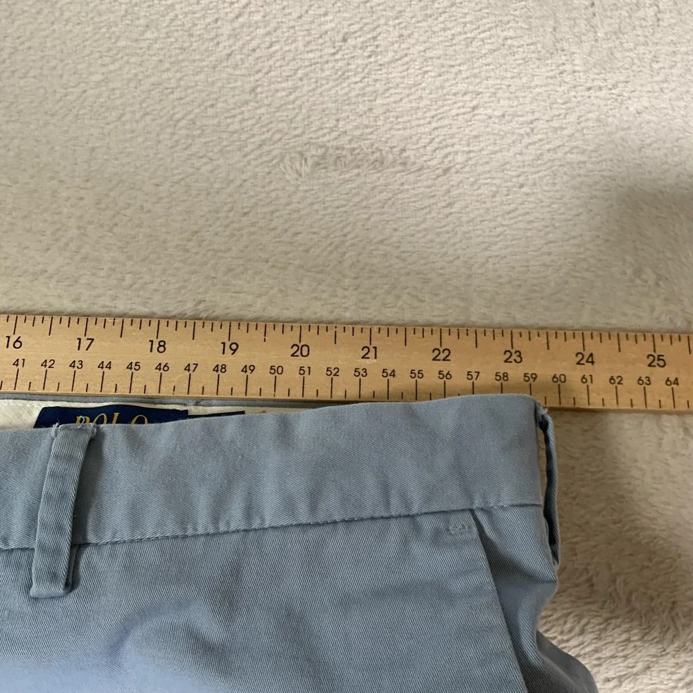 Polo Ralph Lauren Shorts Mens 46 Big Blue‎ Stretch Classic Fit Chino Flat Front